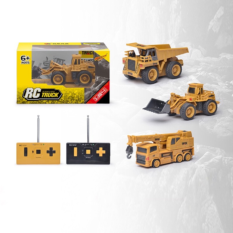 Mainan Anak Remote Control Mobil Mainan Teknik Termasuk Excavator /Crane / Dump Truck Remote Control