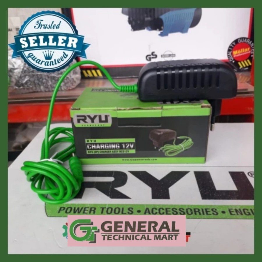 Casan charger bor cordless ryu 12v type rcd12v original RYU