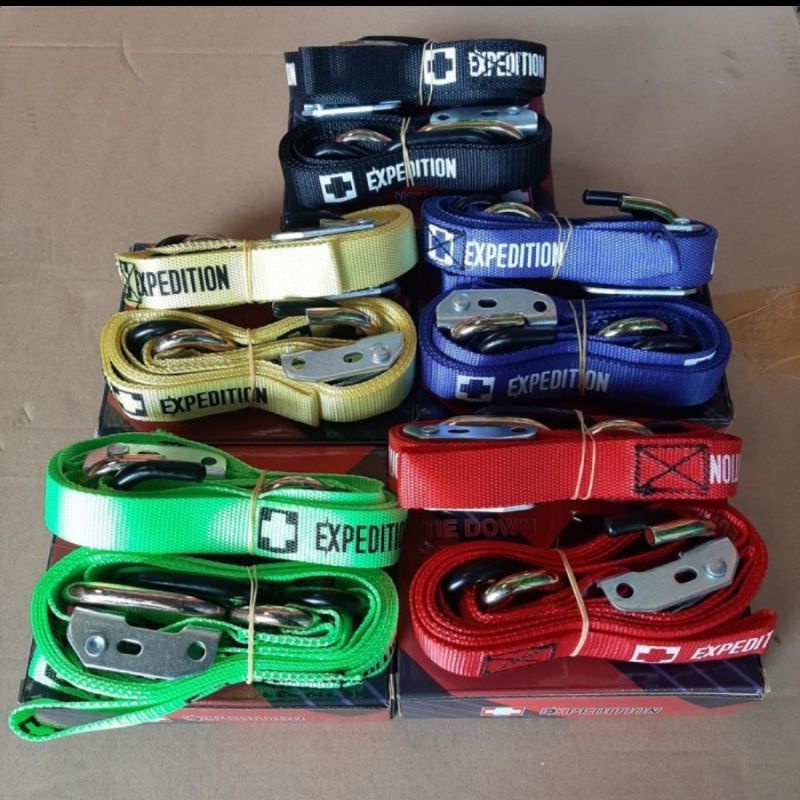 TIE DOWN EXPIDITION TALI PENGIKAT MOTOR TRAIL MOTOR CROSS DAN BARANG