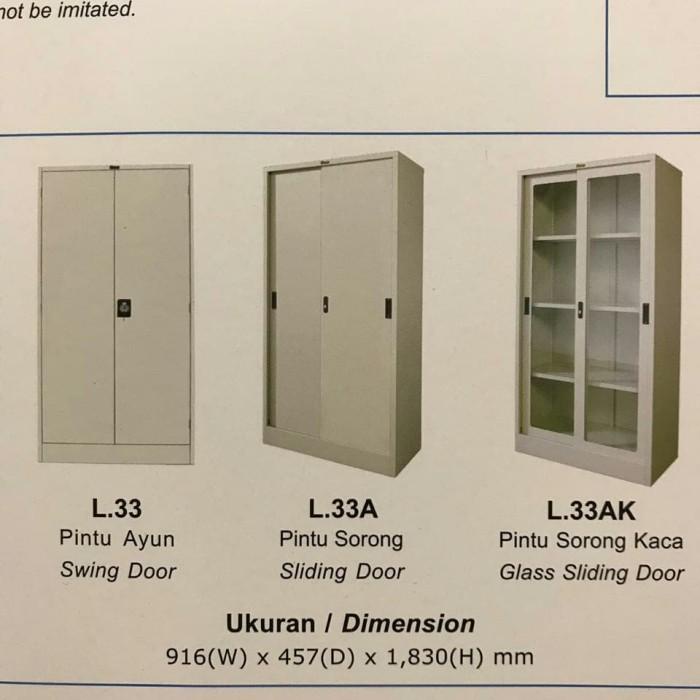 

Cabinet / Lemari Besi Lion L 33 Ak | Lemari File | Lemari Arsip