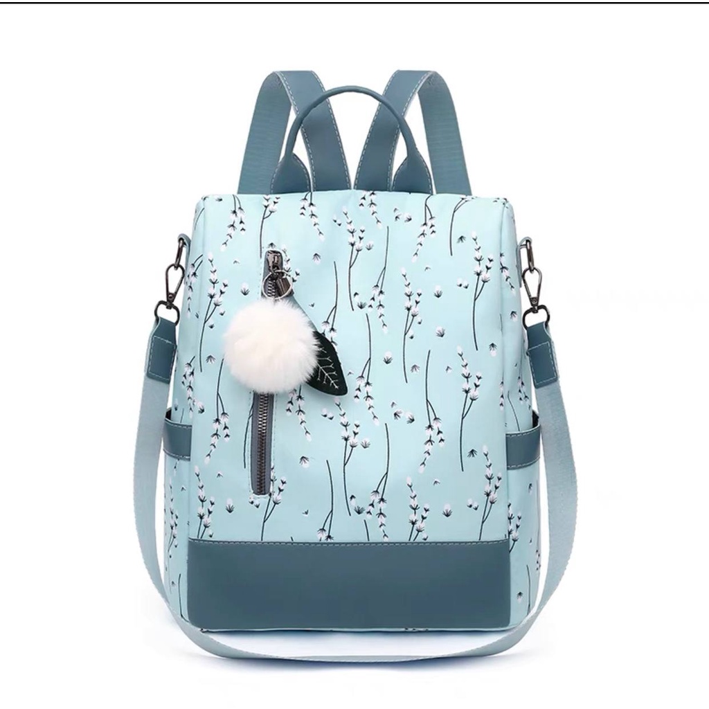 TAS RANSEL SEKOLAH KULIAH  KERJA NATA OS3038 BACKPACK PUNGGUNG  IMPORT KOREA PREMIUM TA394B2-BLUE