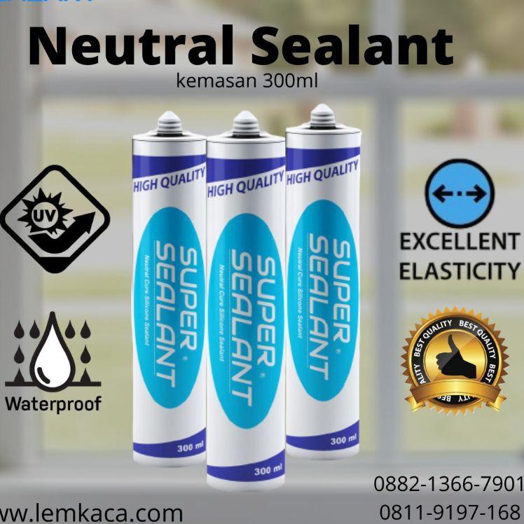 

Great Sales Lem Kaca SuperSealant Netral tidak berbau ,,,