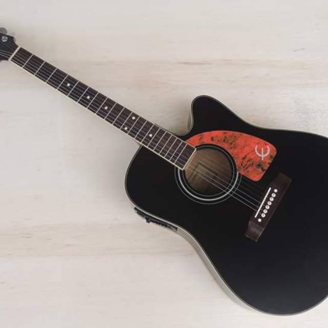 GITAR AKUSTIK ELEKTRIK EPIPHONE HITAM