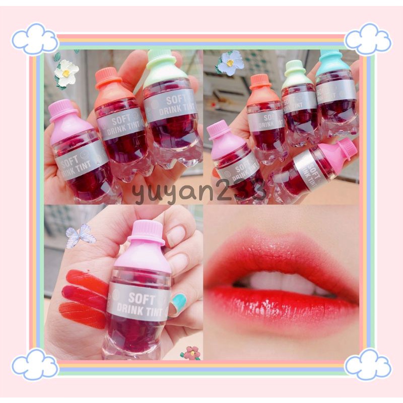 PROMO ECER!!!LIP TINT SOFT DRINK GALON/COCA COLA TINT IMAN OF NOBLE 7041/7047A