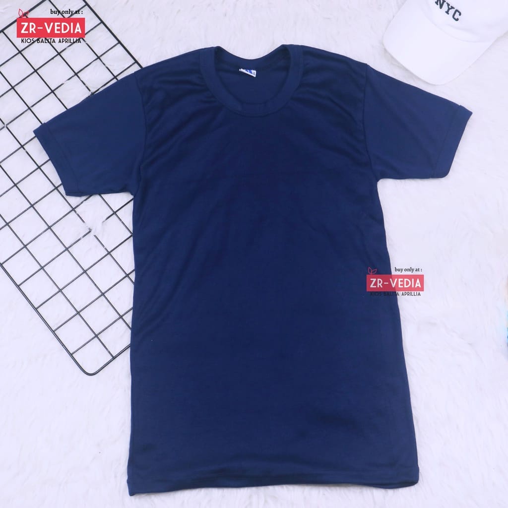 Kaos Pria Lengan Pendek fit to L / Baju Oblong Stretch Murah Atasan Cowok Adem Shirt Polos KATUN