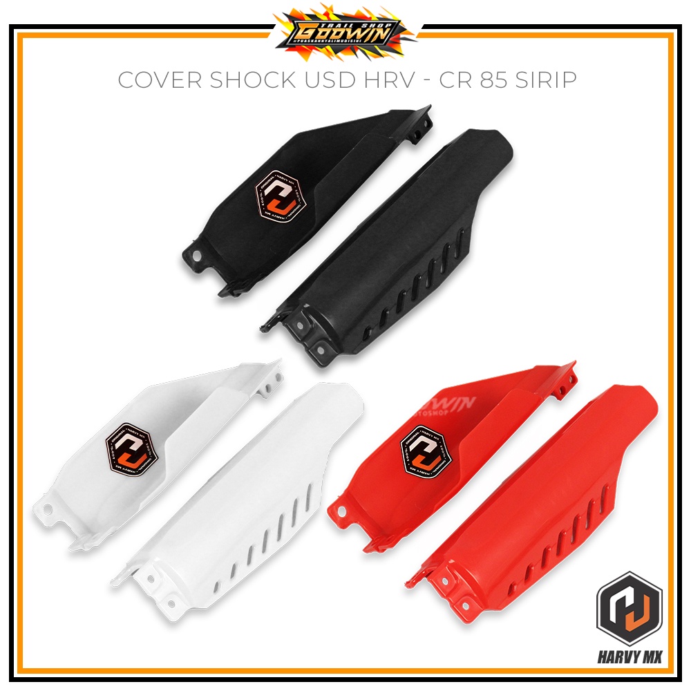 Cover Tutup Shock Trail Shok USD Depan HRV CRF 150 L 2018 CR 85 SIRIP