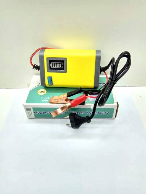 Charger aki 12V 2A Otomatis.