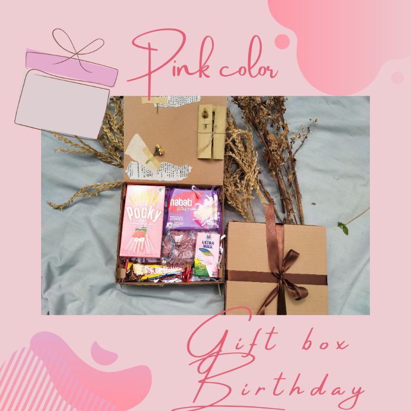 

Kado ulang tahun/Gift box Pink Color