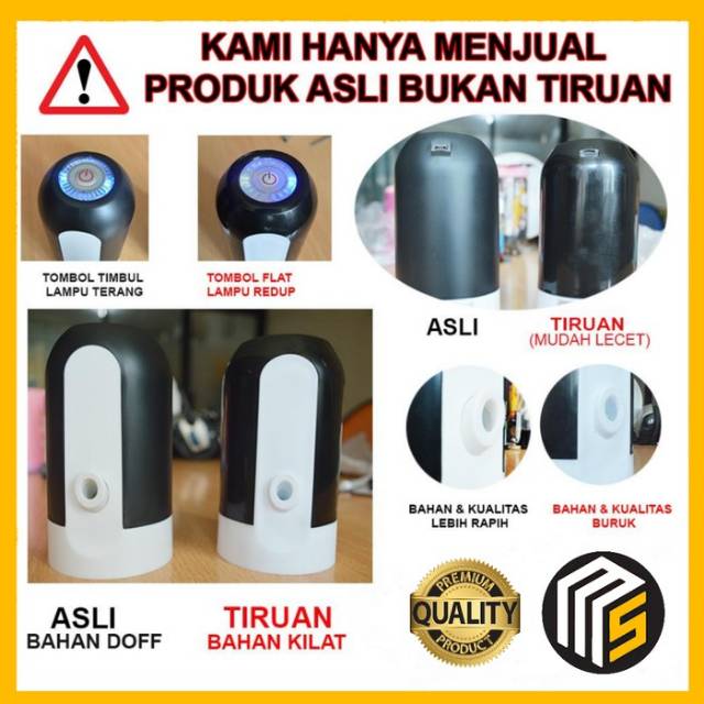 POMPA GALON ELEKTRIK USB CHARGER/WATER PUMP LED LAMP/ GALON AIR MINUM