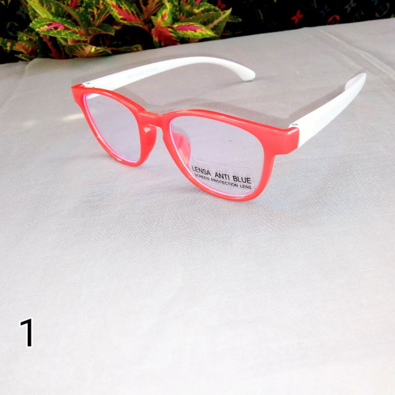 kacamata anak antiradiasi blueray hp laptop lentur cowok cewek-1