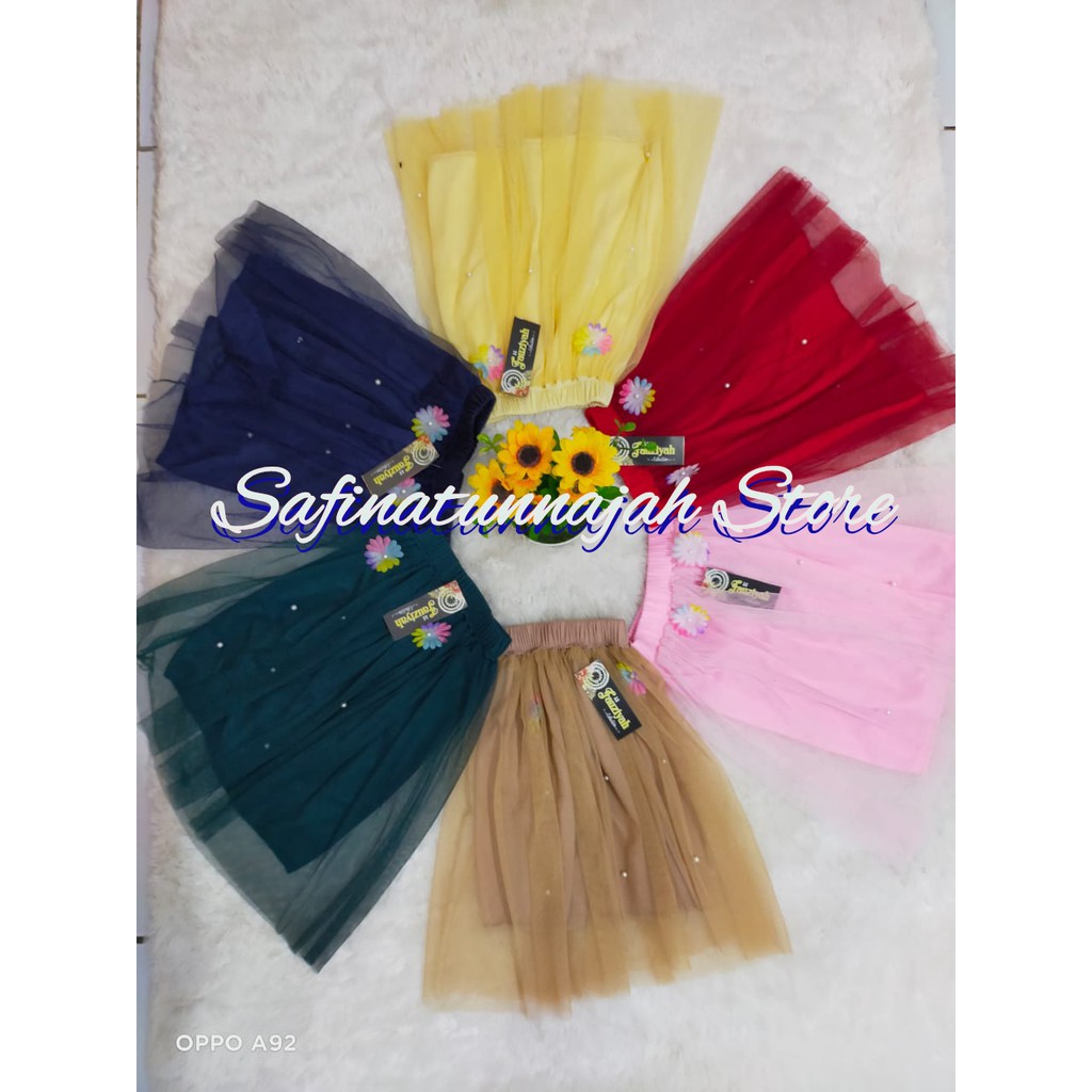 Rok Tutu Anak Mutiara Usia 2-4 Tahun Variasi Bunga-Bunga//Rok Tutu Anak Mutiara//Fashion Anak