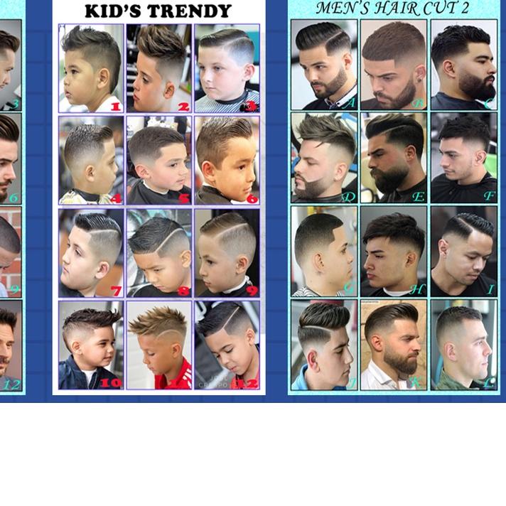 pangkas rambut / Model rambut pria / model potong rambut pria / Poster murah / Poster skin rambut / 