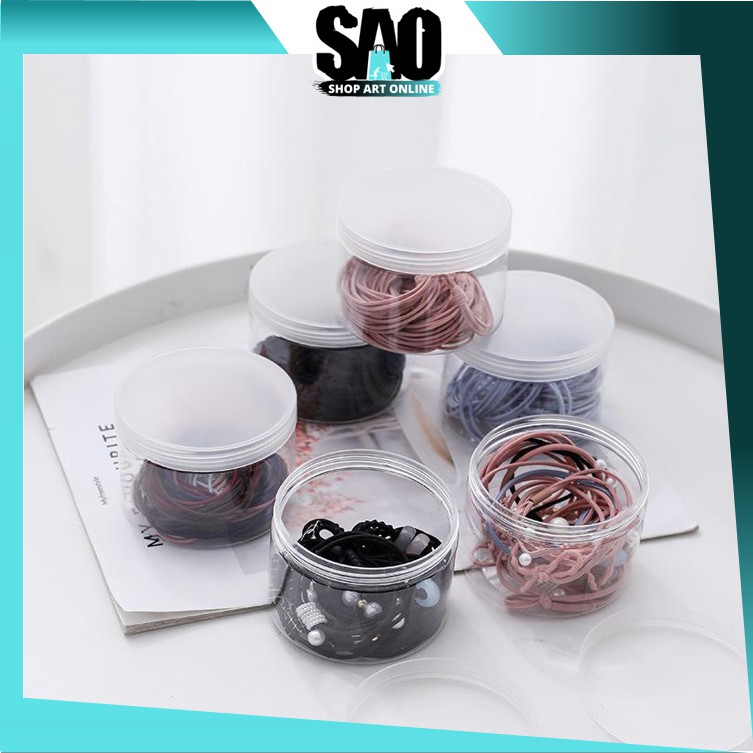 SAO - Ikat Rambut 12 in 1 (FREE BOX) / Karet Rambut / Ikat Rambut Korea / Kuncir Rambut F5052