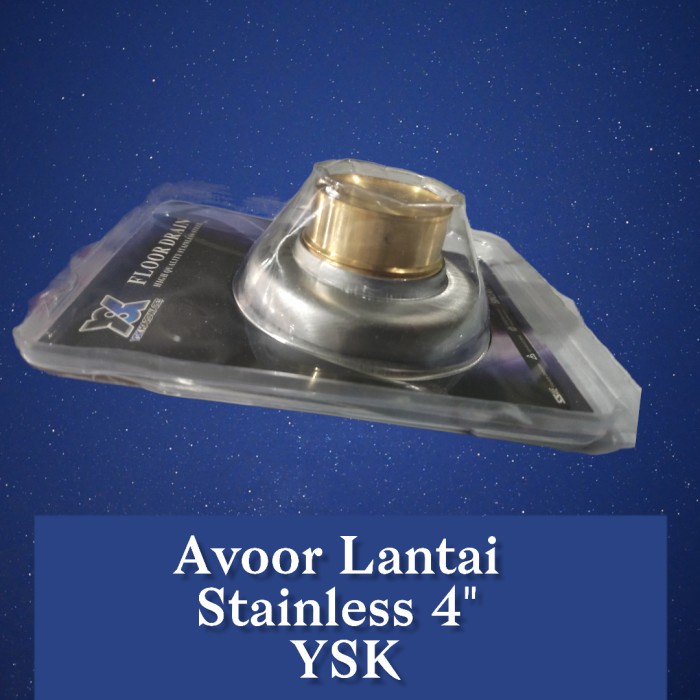 Avoor Lantai Stainless Tebal Saringan Got Bagus YSK Blister