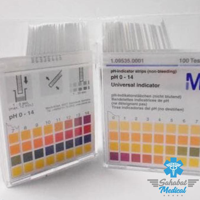 [[BISA COD]] Kertas ph Merck Universal PH 0-14 / Lakmus / Merck / pH Paper merck NEW Kode 1349