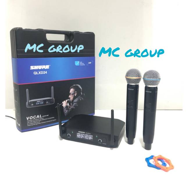 MIC WIRELESS SHURE QLXD 24 UHF