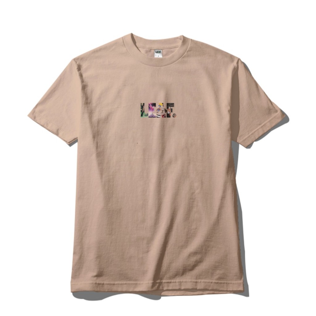 TSHIRT LEAF LOGO BROWN