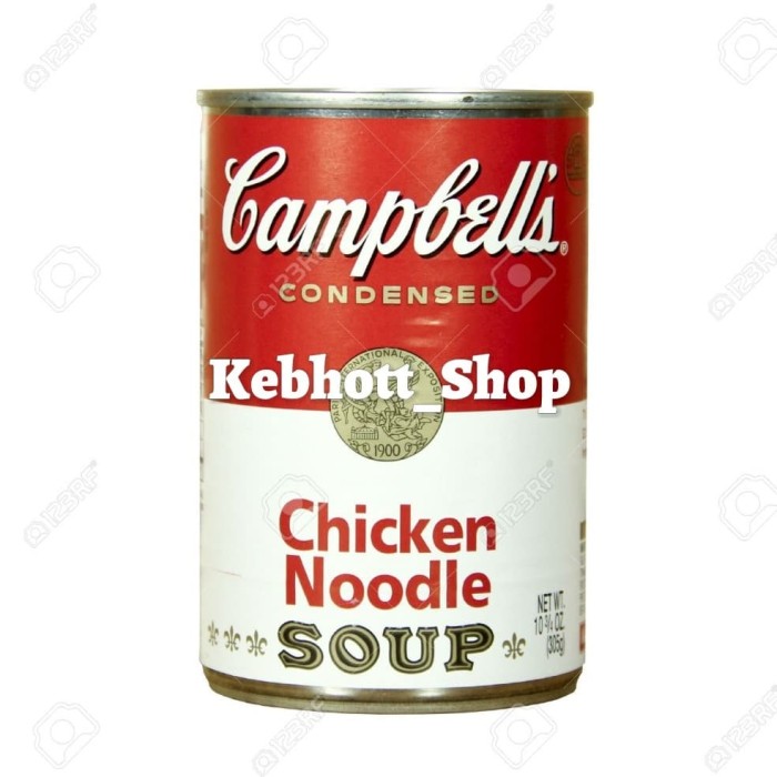 

Campbell's Condensed Chicken Noodle Soup 305g Campbells Sup Mie Ayam