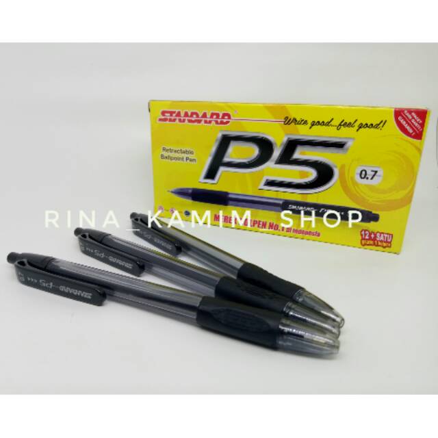 

Bolpen merek Standard/Bolpen Hitam merek Standard