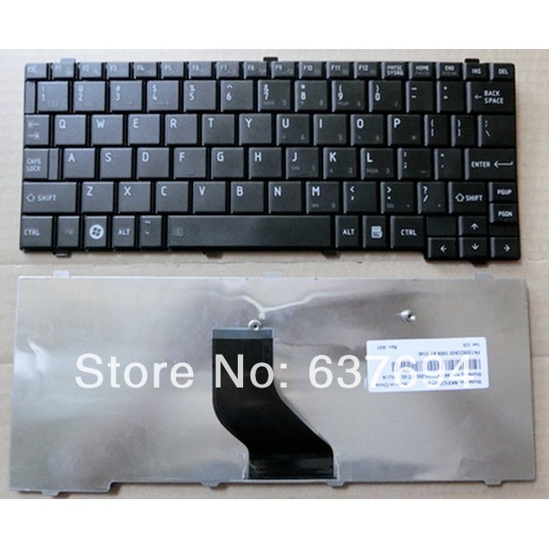 Keyboard Toshiba NB200 NB250 NB300 NB305 NB500 NB505 NB510 NB520 BLACK