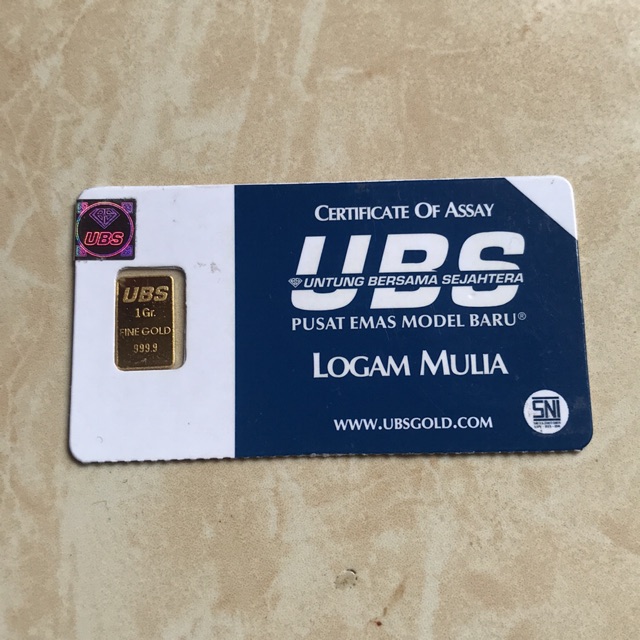 UBS 1 gram