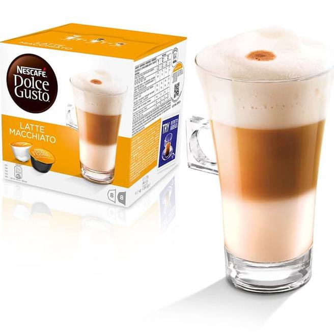 

G584 Nescafe Dolce Gusto Latte Macchiato 16 Capsule | Coffee Kapsul Kopi Cz6K