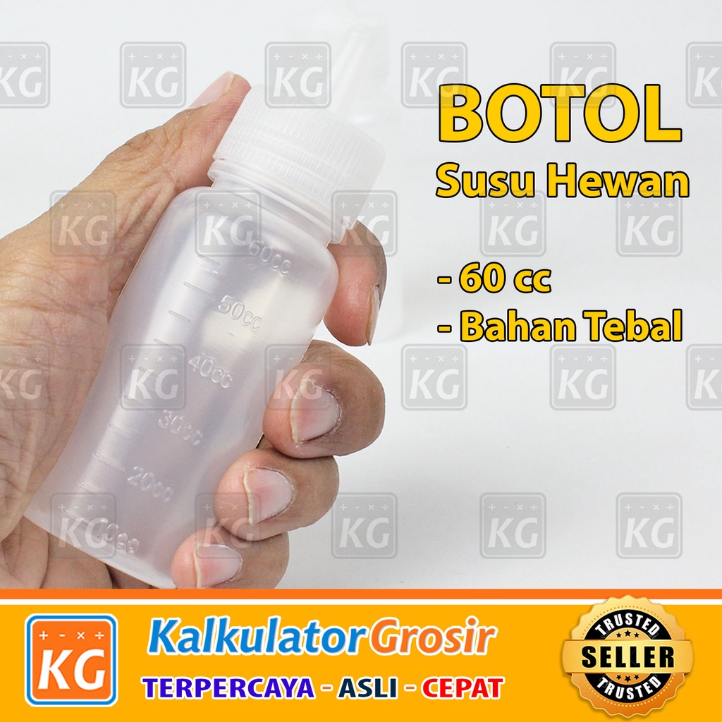 Botol Susu Hewan Kucing Anjing Musang Kelinci Nipel 50ml Botol Hewan Dot PREMIUM QUALTY Dot Susu Kucing Untuk Susu Kucing Top Growth Milk Sachet 30gr