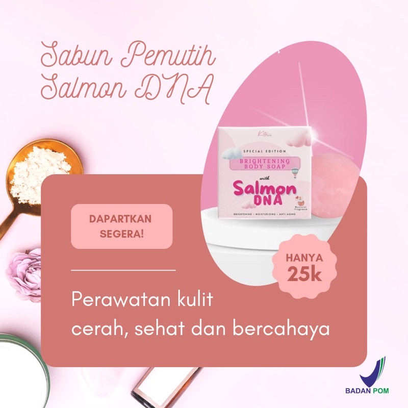 Katya Skin - Salmon DNA Body Soap/ SABUN BADAN KATYA DNA SALMON SOAP