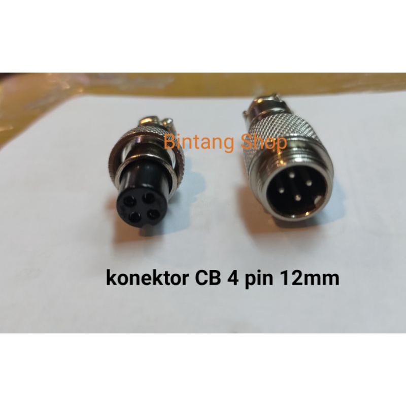 Konektor mini CB 4 pin / mini  DIN 4 pin per set