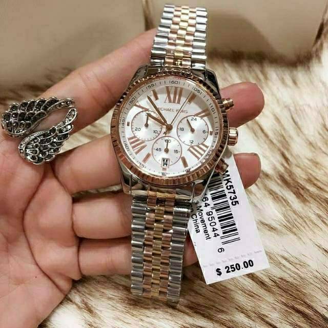 Original watch Michael Kors seri MK 5735 include box original paper bag buku manual