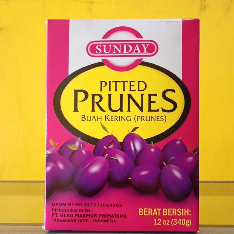 

Sunday Pitted Prunes - 340gr