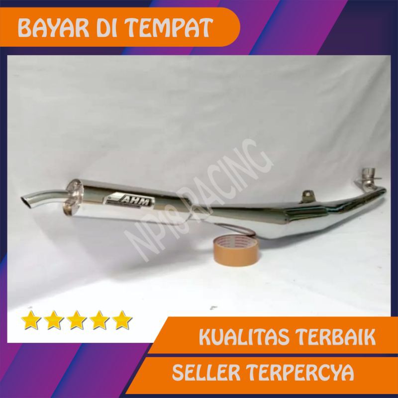 jk knalpot fiz r force 1 f1zr fizr standar samping full croom ahm rcb knalpot racing terlaris termur