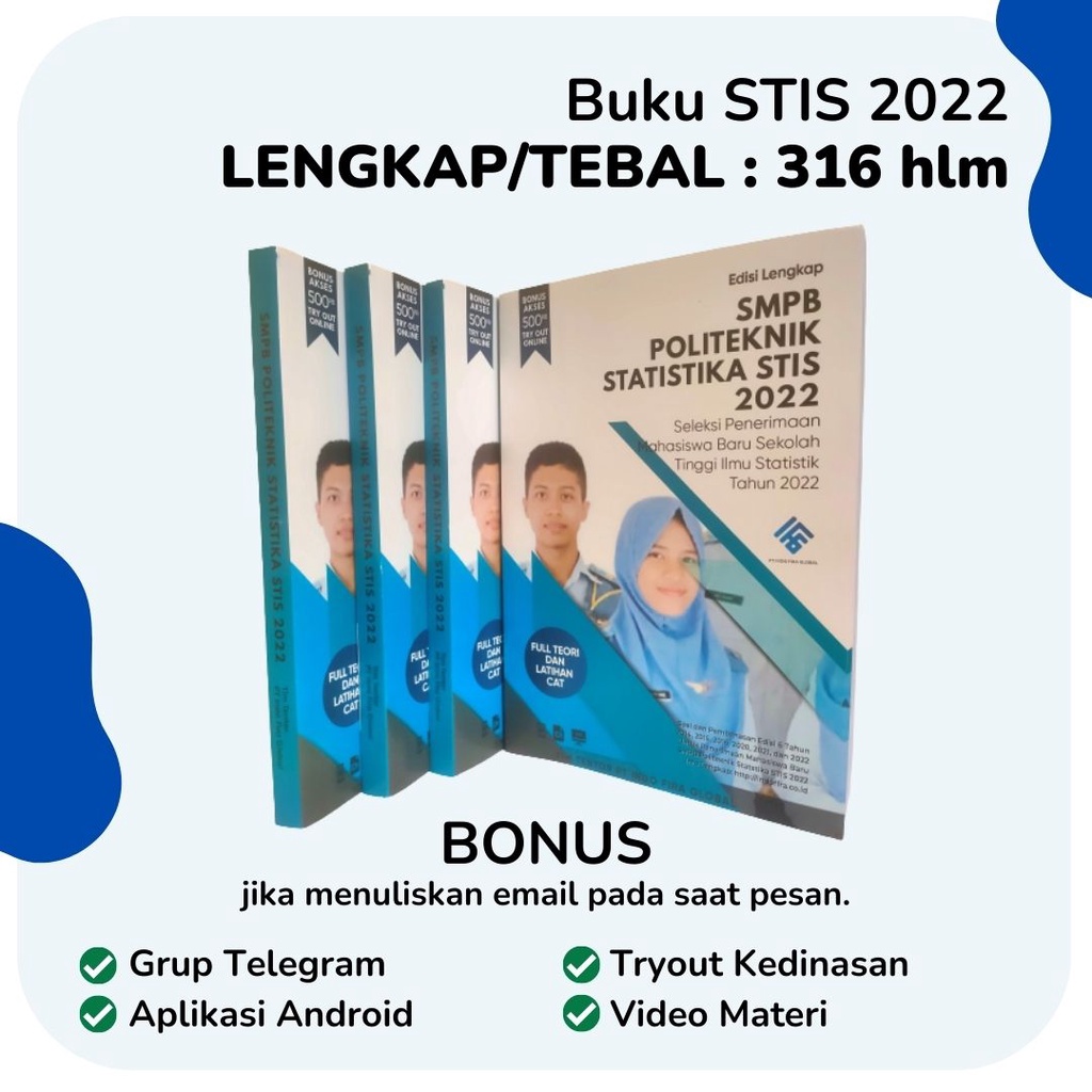 Jual Buku STIS 2022 Materi Dan Latihan Soal STIS Dan Pembahasan ...