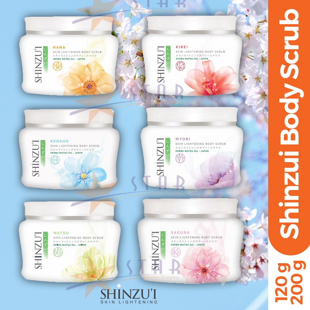 Shinzui Skin Lightening Body Scrub | Shinzu'i Skin Lightening Body Scrub | Lulur badan | Ori BPOM