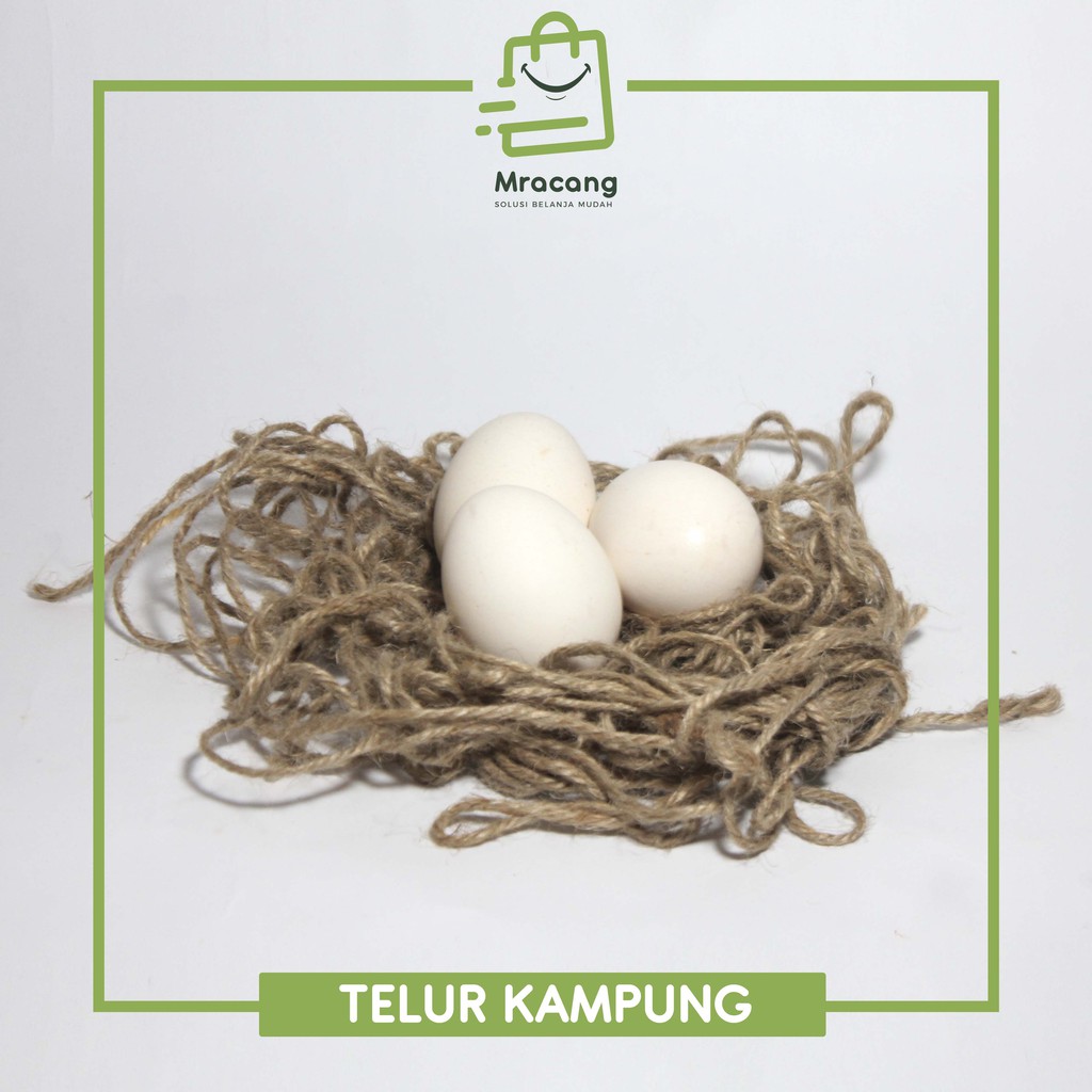 Telur Ayam Kampung Pack / Isi 10 Pcs