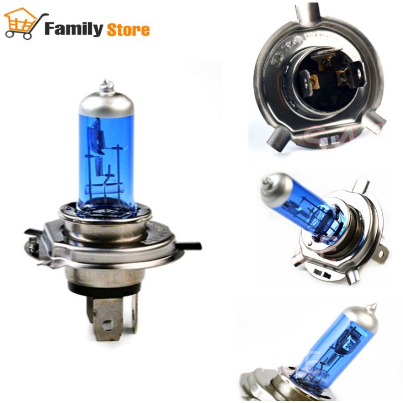 Lampu Mobil Motor HID H4 Headlight Halogen Xenon 4000k 90/100w - 1 PCS