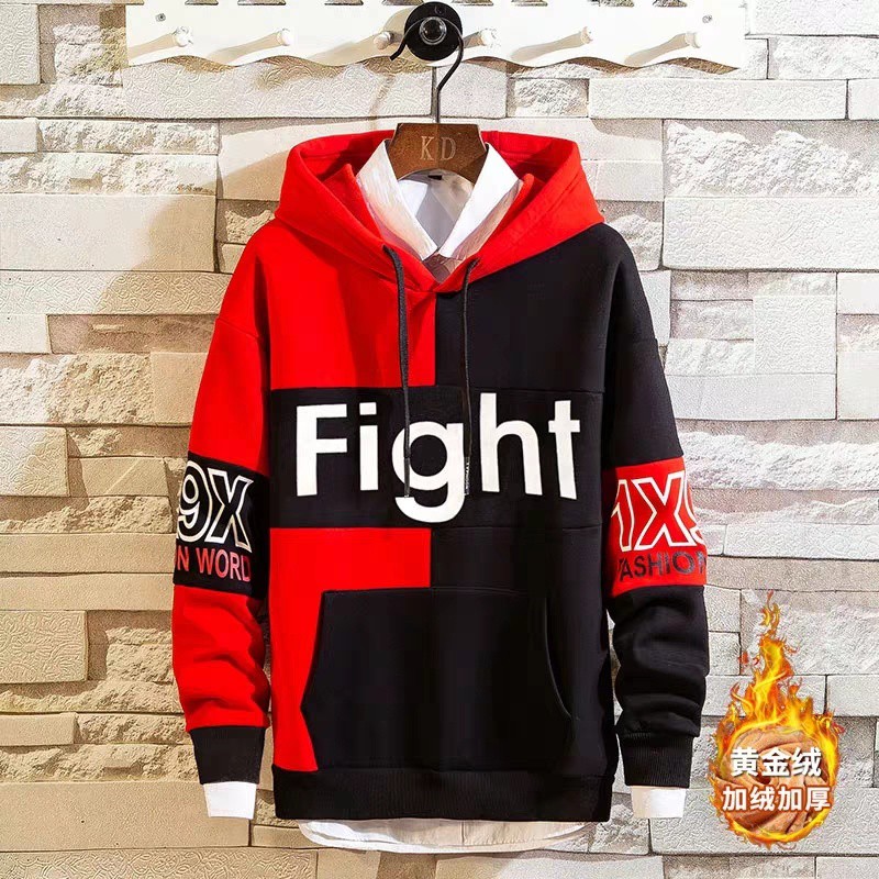 ALIPIO FASHION - SWEATER HOODIE FIGHT / fashion pria / sweater pria / keren / murah