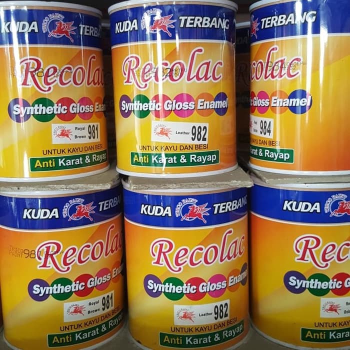 

Cat Minyak Kayu dan Besi Recolac Kuda Terbang