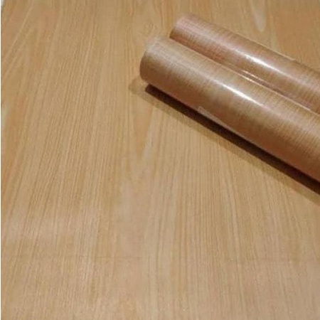 Wallpaper Sticker Motif Kayu Import (8m X 45cm) 1 roll