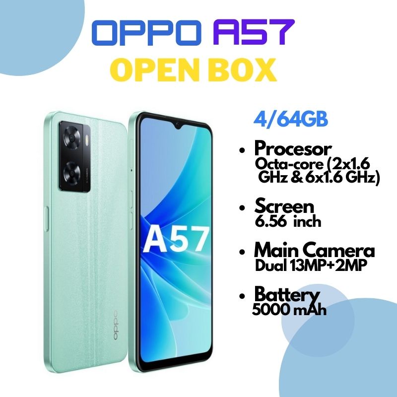 Oppo A57 Open Box 4GB/64GB Glowing Green