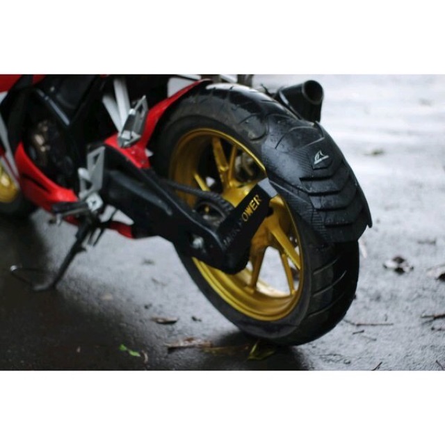 Mudguard/Mud Guard Penahan Lumpur SHARK POWER Buat R15 v2/V3/Xabre/Cbr/Ninja 250 Fi/Vixion/Gsx/Mt15