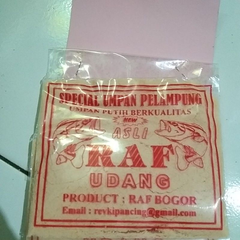 umpan ikan mas RAF aroma udang