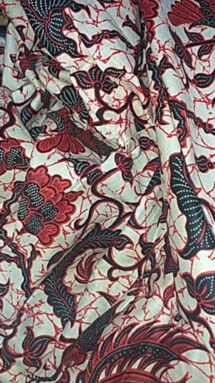 Atasan Batik Wanita Blouse Lengan Panjang