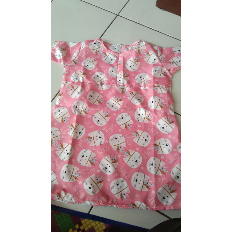 dres anak perempuan.baju anak katun.,baju anak santai.baju anak karakter .