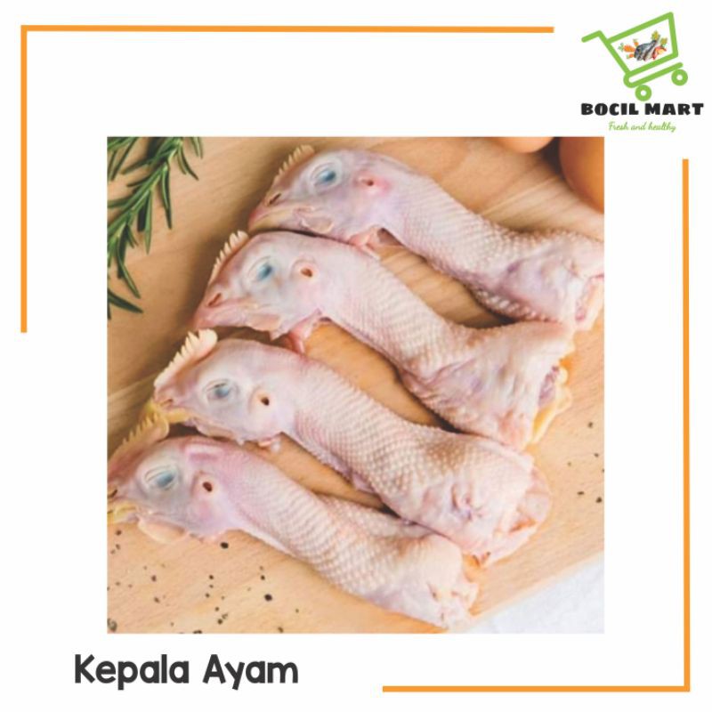 

[BOCIL MART] KEPALA AYAM POTONG 250GR