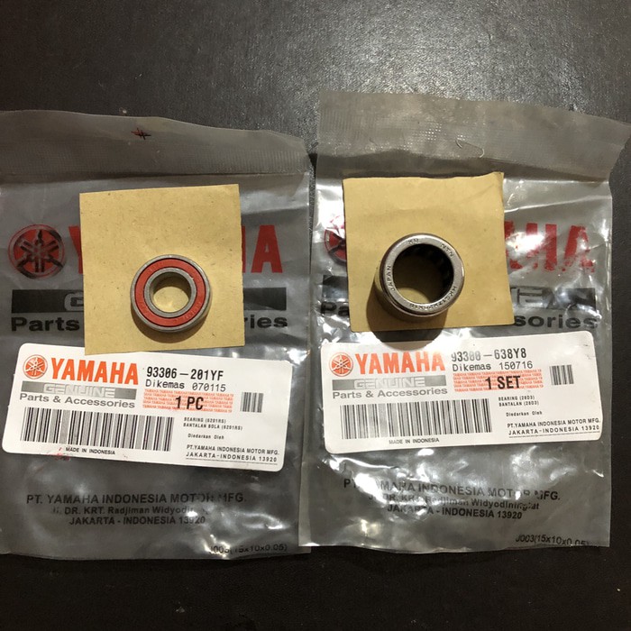 Bearing Lahar Bambu Pully Pulley CVT 6201 28D3 Yamaha Mio 1 set ORIGINAL
