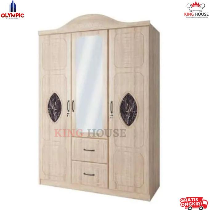 Lemari Pakaian Olympic Wrtm Chester Cream Temmyhardi