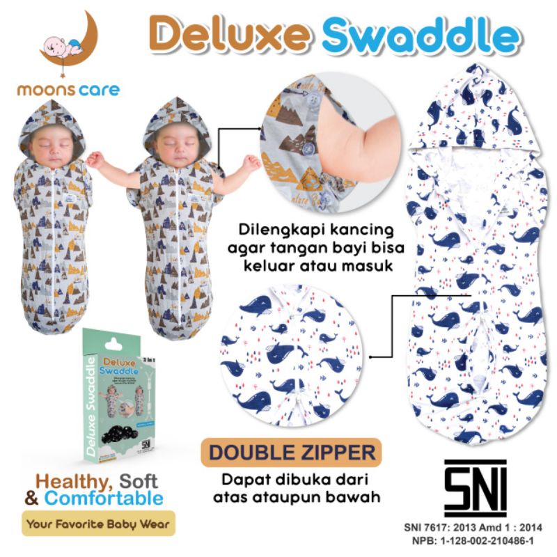 SNI DITA MOONSCARE BEDONG BAYI INSTAN MOTIF, BEDONG BAYI TANGAN LUCU, BEDONG DITA, BEDUNG BABY, BEDONG DELUXE bedungSNI Dita Moons Care Bedong Tangan Deluxe Bedong Bayi Instan Tangan Bisa Keluar Bedong Instan