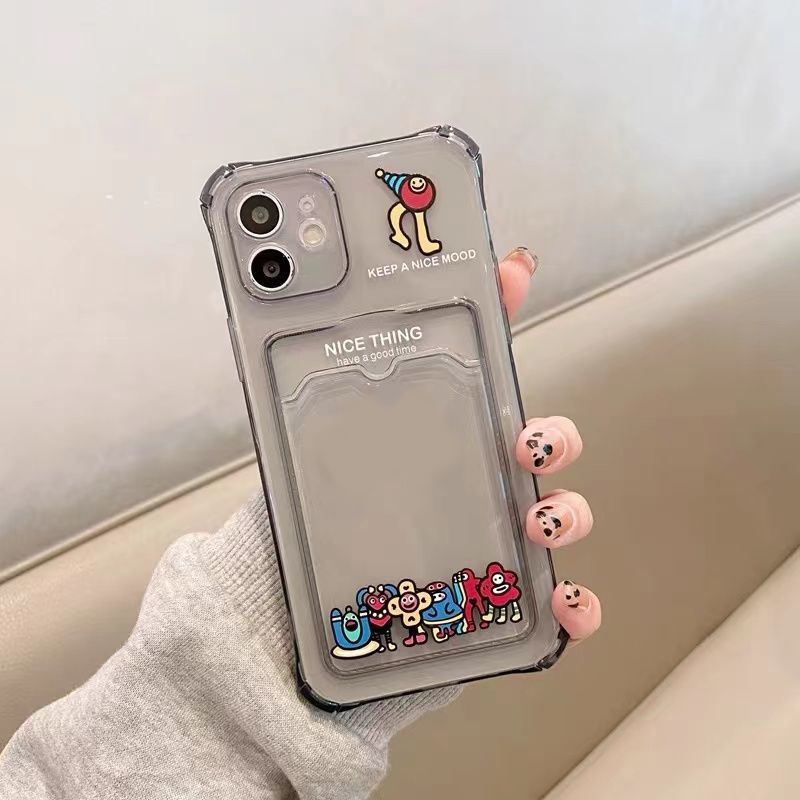 Soft Case Silikon TPU Transparan Shockproof Cover IPhone 14 13 12 Mini 11 10 Pro XS Max X XR 8 7 6 6S Plus