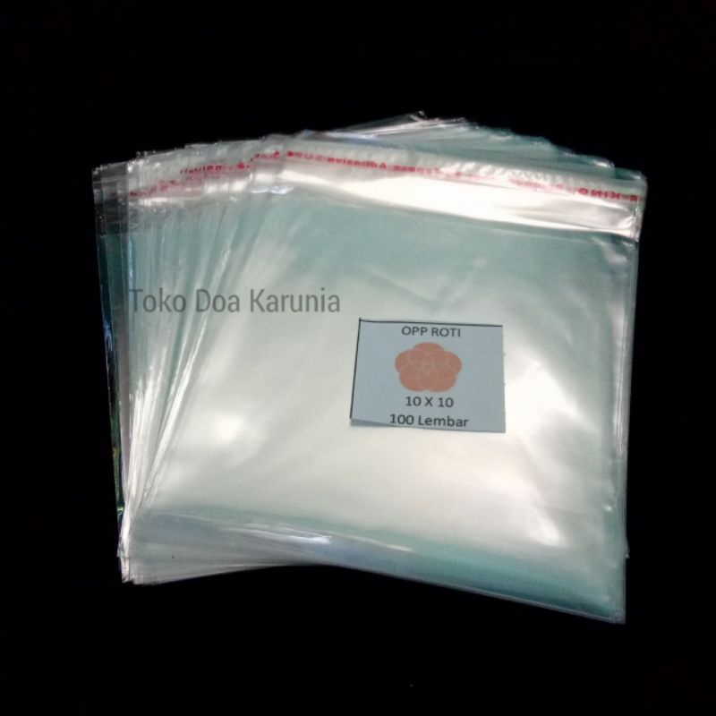 

Plastik OPP Lem/Seal isi 100pcs